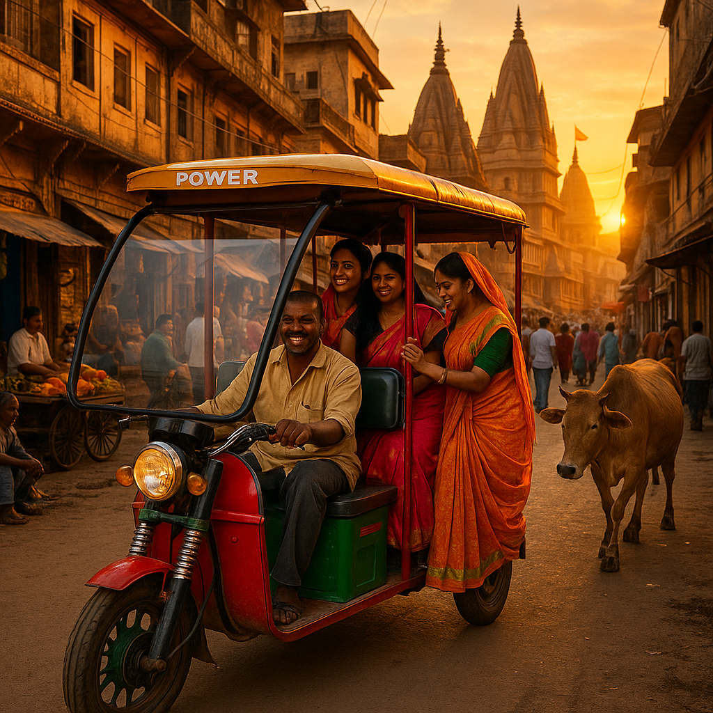 Zip Through Varanasi on Eco-Friendly E-Rickshaws
